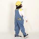 親子お揃い ミニオン ペイントデニムサロペットパンツ 9079K | BABYDOLL | 詳細画像4 