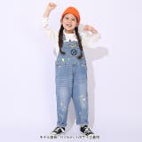 親子お揃い ミニオン ペイントデニムサロペットパンツ 9079K | BABYDOLL | 詳細画像5 