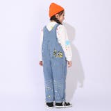 親子お揃い ミニオン ペイントデニムサロペットパンツ 9079K | BABYDOLL | 詳細画像6 