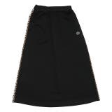 ブラック | 親子お揃い ロゴテープロングスカート 9148K (トップス別売り) | BABYDOLL