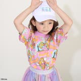 親子お揃い ディズニー ステッカー風総柄Tシャツ 9534K | BABYDOLL | 詳細画像13
