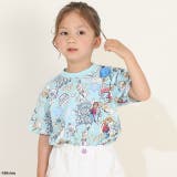 親子お揃い ディズニー ステッカー風総柄Tシャツ 9534K | BABYDOLL | 詳細画像18