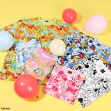 親子お揃い ディズニー ステッカー風総柄Tシャツ 9534A | BABYDOLL | 詳細画像7 