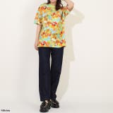 親子お揃い ディズニー ステッカー風総柄Tシャツ 9534A | BABYDOLL | 詳細画像8 