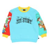 ソフトブルー | 親子お揃い ディズニー トイ・ストーリー 袖プリントトレーナー 9619K | BABYDOLL