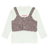 ホワイト | ビスチェ付ロンT 2点セット 9645K(ボトムス別売) | BABYDOLL