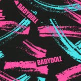 親子お揃い ロゴペイント総柄トレーナー 9829K | BABYDOLL | 詳細画像9