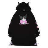 クロミ | 親子お揃い サンリオ なりきるレースアップ裏起毛ワンピース 9995A | BABYDOLL