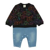 ディズニー トイ・ストーリー 裏毛総柄ドッキングロンパース 0005B | BABYDOLL | 詳細画像14