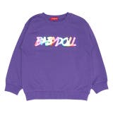 パープル | レインボーエンボスロゴトレーナー 0085K | BABYDOLL
