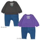 レインボーロゴデニムドッキングロンパース 0101B | BABYDOLL | 詳細画像8