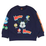 ネイビー | ディズニー キャラクター集合トレーナー 0126K | BABYDOLL
