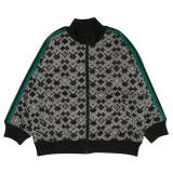 ストーン | 親子お揃い 総柄ラインジャージジャケット 0213K (ボトムス別売) | BABYDOLL