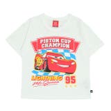 ホワイト | ディズニー カーズ BIGフェイスTシャツ 0216K | BABYDOLL