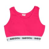 ピンク | 【カップ付】ロゴショート丈タンクトップ 0249K | BABYDOLL