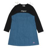 ブラック | 肩リボンドッキングワンピース 0288K | BABYDOLL