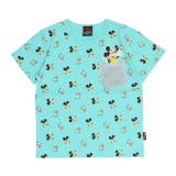 ミッキー&ドナルド | ディズニー キャラクター総柄ポケットTシャツ 0292K | BABYDOLL