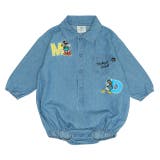 デニム | ディズニー ワッペンデニムロンパース 0300B | BABYDOLL