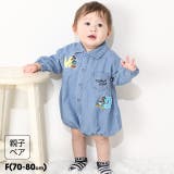 ディズニー ワッペンデニムロンパース 0300B | BABYDOLL | 詳細画像1 