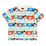 ミッキー&ドナルド | ディズニー キャラクター総柄Tシャツ 0301K | BABYDOLL