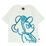 ホワイト/ミッキー | 親子お揃い ディズニー ネオンキャラクターTシャツ 0322K | BABYDOLL