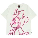 ホワイト/ミニー | 親子お揃い ディズニー ネオンキャラクターTシャツ 0322K | BABYDOLL