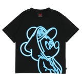 ミッキー | 親子お揃い ディズニー ネオンキャラクターTシャツ 0322K | BABYDOLL