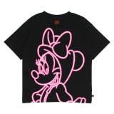 ミニー | 親子お揃い ディズニー ネオンキャラクターTシャツ 0322K | BABYDOLL