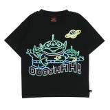 リトルグリーンメン | 親子お揃い ディズニー ネオンキャラクターTシャツ 0322K | BABYDOLL