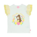 ベル/ホワイト | ディズニー プリンセス / フリルTシャツ 0325K | BABYDOLL