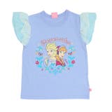 アナ&エルサ/ブルー | ディズニー プリンセス / フリルTシャツ 0325K | BABYDOLL