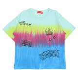 ブルー | 親子お揃い タイダイラクガキTシャツ 0335K | BABYDOLL
