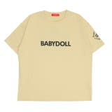ベージュ | 親子お揃い ロゴ刺繍Tシャツ 0340K | BABYDOLL
