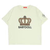 オフホワイト | 総柄王冠貼付Tシャツ 0344K | BABYDOLL