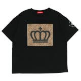 ブラック | 総柄貼付Tシャツ 0345K | BABYDOLL