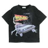 ブラック | 親子お揃い バック・トゥ・ザ・フューチャー グラフィックTシャツ 0368K | BABYDOLL