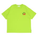 グリーン | 親子お揃い 転写グラフィックBIGTシャツ 0391A | BABYDOLL