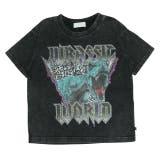 チャコール | 親子お揃い ジュラシックワールド ロックTシャツ 0404K | BABYDOLL