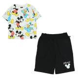 ミッキー | ディズニー 総柄 Tシャツ&ハーフパンツ セットアップ 0482K | BABYDOLL