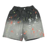 ブラック | ペイントデニムハーフパンツ 0485K | BABYDOLL