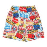 ホワイト | 水陸両用総柄ハーフパンツ 0492K | BABYDOLL