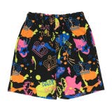 ブラック | 水陸両用総柄ハーフパンツ 0492K | BABYDOLL