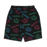 ブラック | 総柄ロゴハーフパンツ 0494K | BABYDOLL