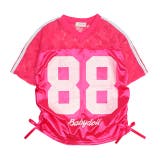 ピンク | レース切替ユニフォームTシャツ 0509K | BABYDOLL