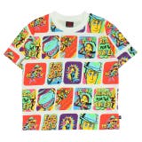 ホワイト | 親子お揃い ディズニー トイ・ストーリー 総柄Tシャツ 0519K | BABYDOLL