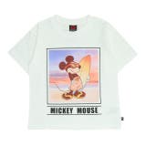 ホワイト/ミッキー | 親子お揃い ディズニー サーフTシャツ 0539K | BABYDOLL