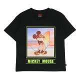 ブラック/ミッキー | 親子お揃い ディズニー サーフTシャツ 0539K | BABYDOLL