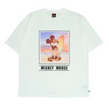 ホワイト/ミッキー | 親子お揃い ディズニー サーフTシャツ 0539A | BABYDOLL