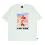 ホワイト/ミニー | 親子お揃い ディズニー サーフTシャツ 0539A | BABYDOLL