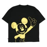 ミッキー | 親子お揃い ディズニー 箔キャラクターTシャツ 0541A | BABYDOLL